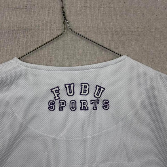 Vintage Y2K FUBU 05 Embroidered White Baseball Jersey - Picture 4 of 8